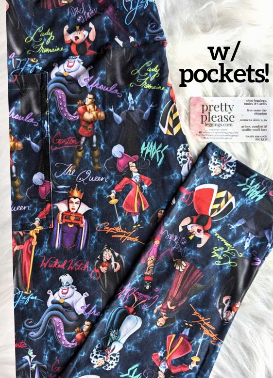 Lularoe disney villain leggings hotsell