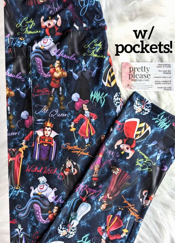 Lularoe disney villains leggings hot sale