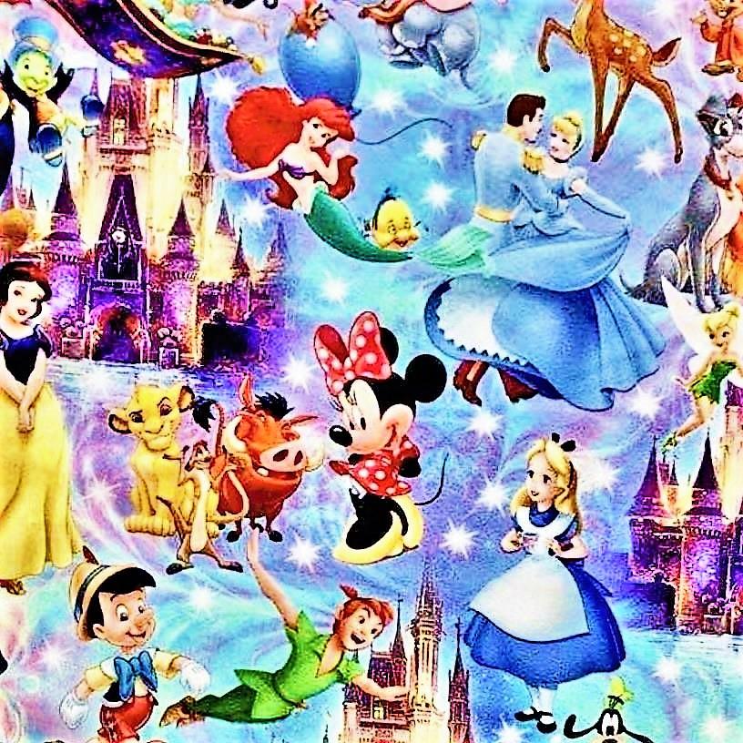 Disney Princesses Magic Kingdom Friends SOFT Capri Leggings