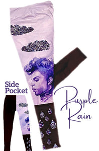 The Legend Prince Purple Rain Super SOFT Yoga Band Leggings Paisley Park Music OS TC Plus rts