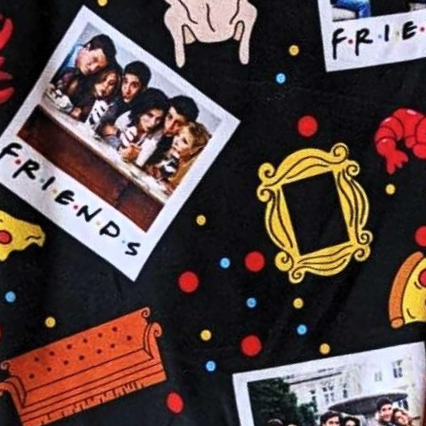 Friends Central Perks Super SOFT Yoga Band Leggings TV Netflix OS TC Plus rts