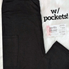 Solid Black W/POCKETS Double Brushed Super SOFT Yoga Band Leggings OS –  Pretty Please Leggings