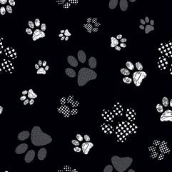 Black & White Plaid Dog Paws Super SOFT Leggings OS TC Plus rts Puppy Mom Mama Lover