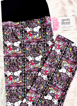 Stained Glass Puppy Love Super SOFT Leggings The Gang Pup Plus OS TC rts
