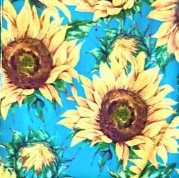 Golden Field of Sunflowers Warm Blue Sky Super SOFT Luxe Leggings Floral Spring OS TC Plus rts