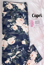 Floral Camo Capri Super SOFT Leggings OS TC Plus rts Capris - Pretty Please Leggings